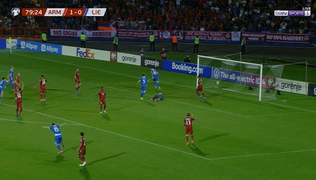 اهداف مباراة ارمينيا وليشتنشتاين 1 1 تصفيات كاس العالم