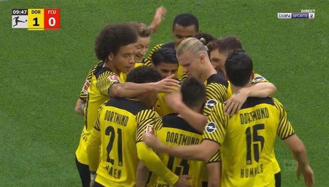 اهداف مباراة بوروسيا دورتموند ويونيون برلين 4 2 الدوري الالماني
