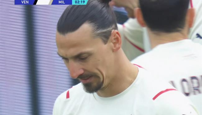 هدف ابراهيموفيتش في مرمي فينيتسيا بالدوري الايطالي