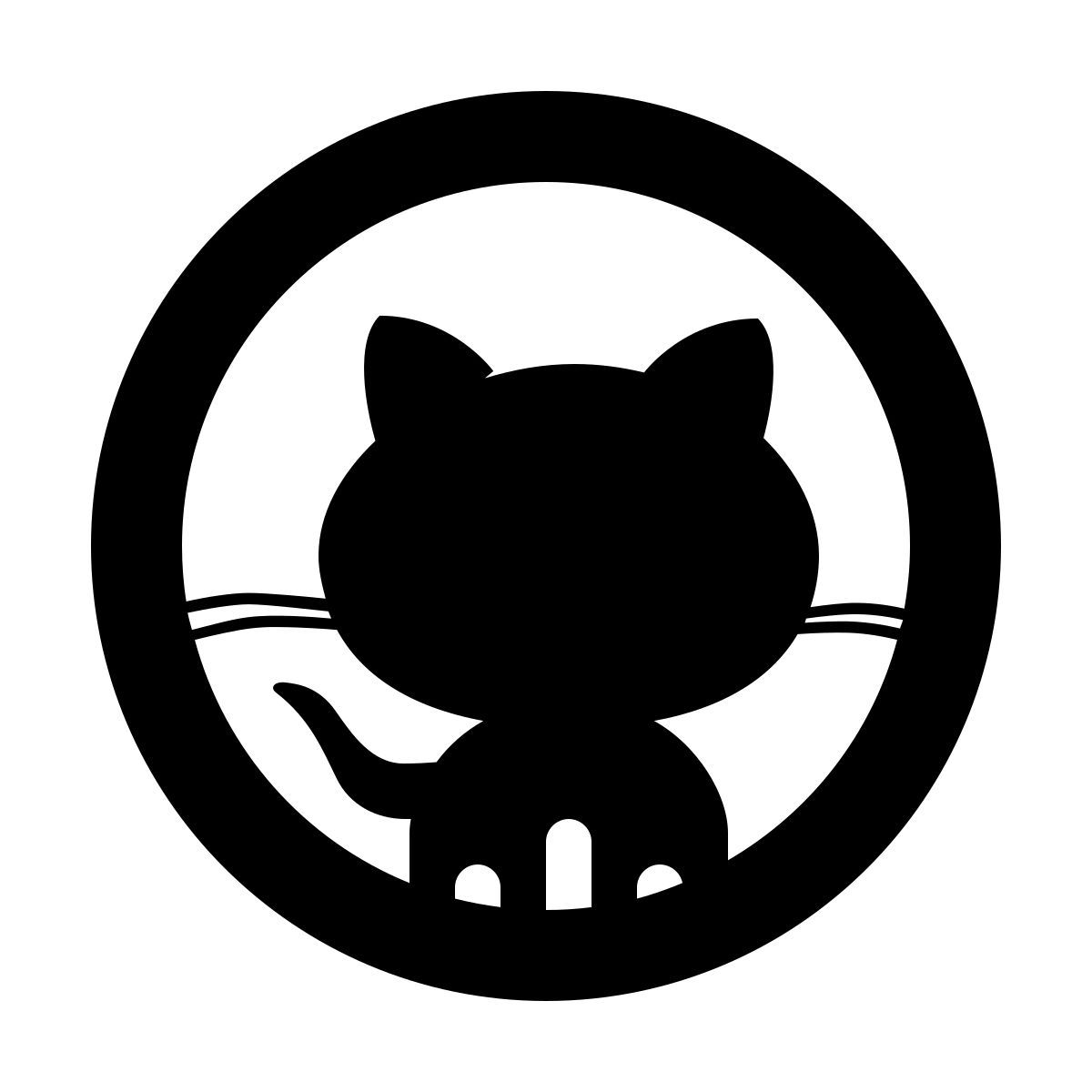 material filled style github icon