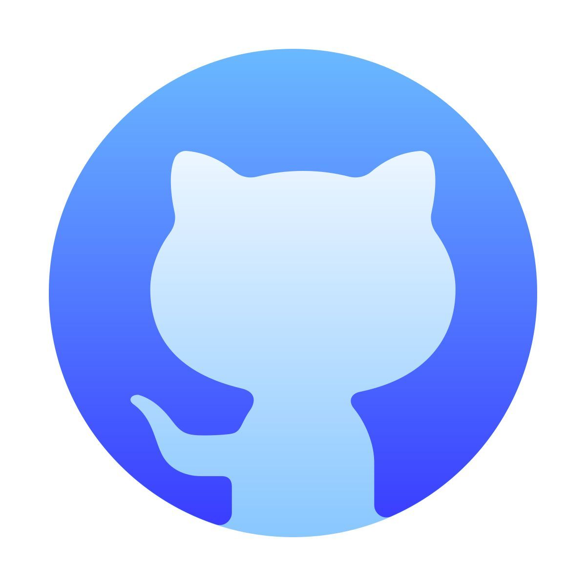 softteal gradient style github icon