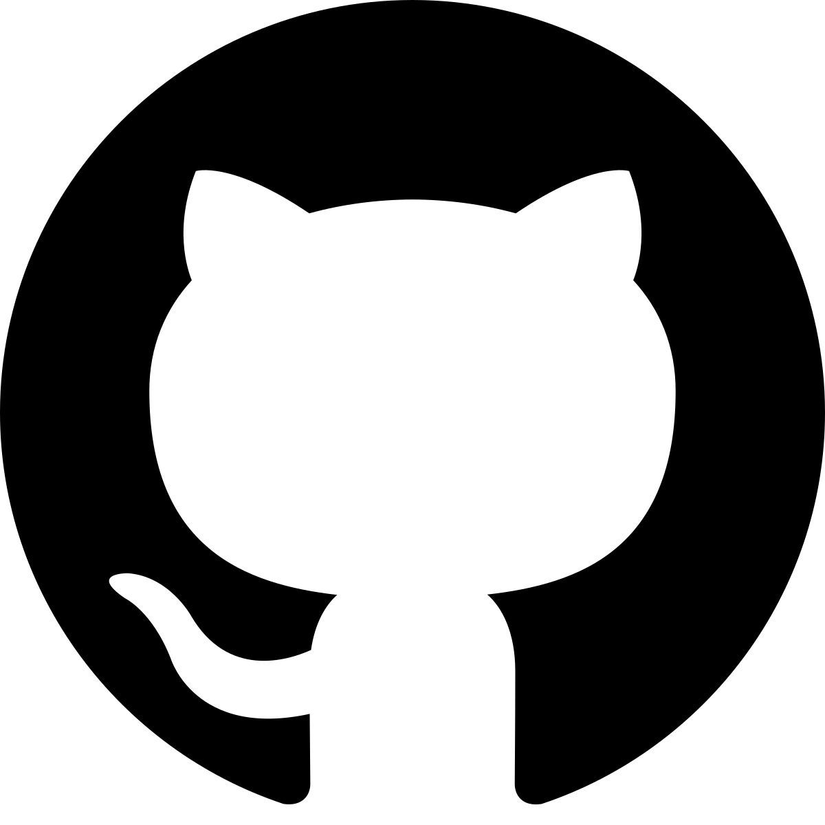 tiny glyph style github icon