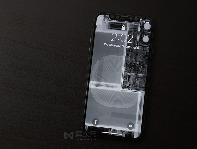 iPhone X光壁纸