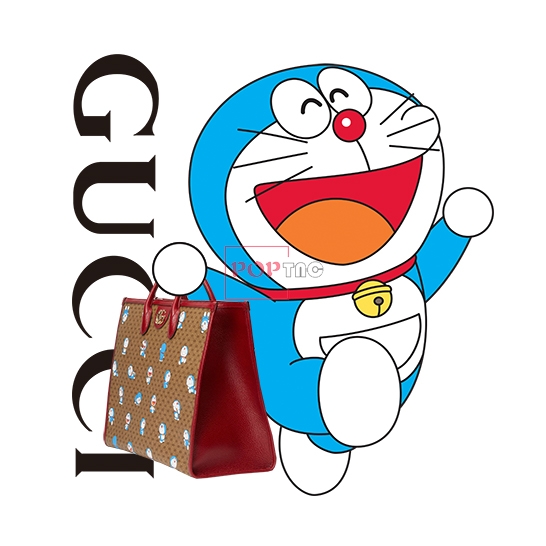 潮牌字母GUCCI哆啦A梦印花图案服装裁片T恤烫图印花花型素材