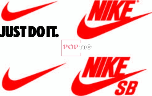 潮牌NIKE字母印花图案服装裁片T恤卫衣烫图印花花型素材