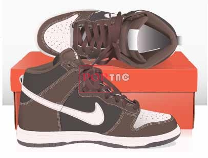 潮牌NIKE耐克球鞋印花图案服装裁片T恤卫衣烫图印花花型素材