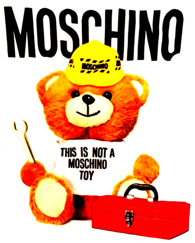 Moschino品牌独特风格裁片印花服装印花设计