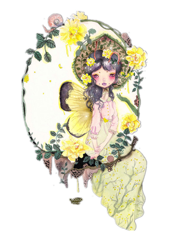 梦幻童话风格裁片印花服装 精致花卉图案服装印花设计