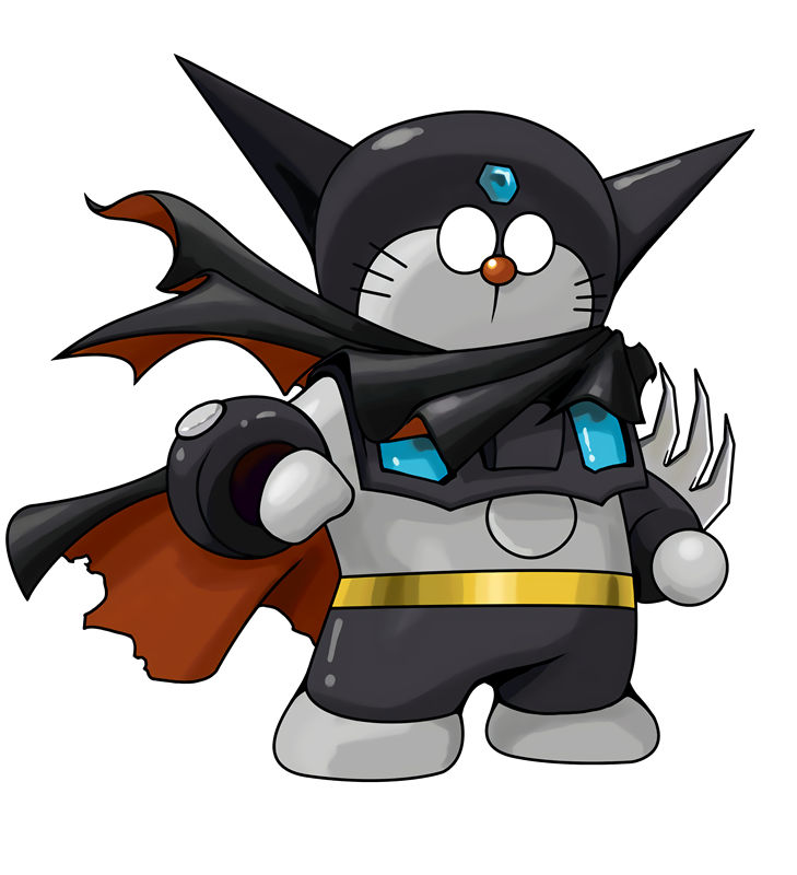创意卡通猫武士裁片印花服装印花设计