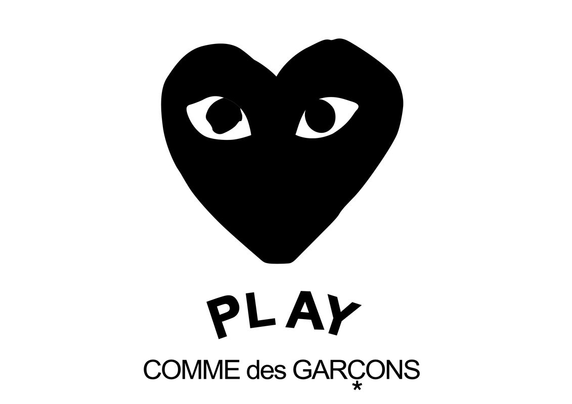Comme des Garcons Play裁片印花服装：独特心形设计引领潮流