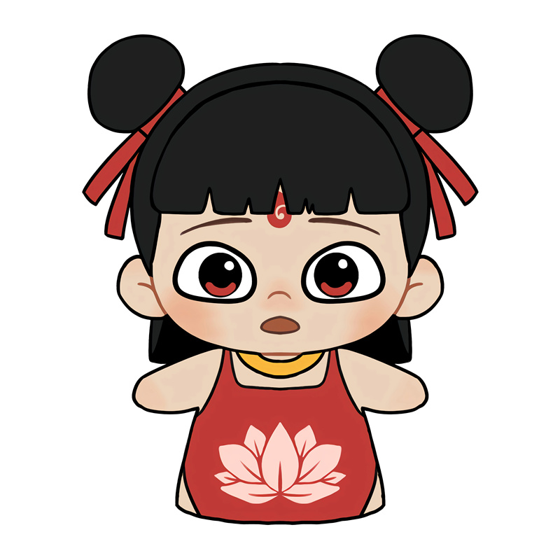传统风格儿童服装印花设计：莲花图案裁片印花