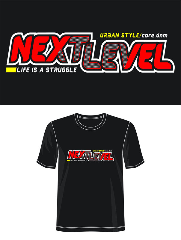 探索都市风格：’NEXT LEVEL’裁片印花服装印花设计