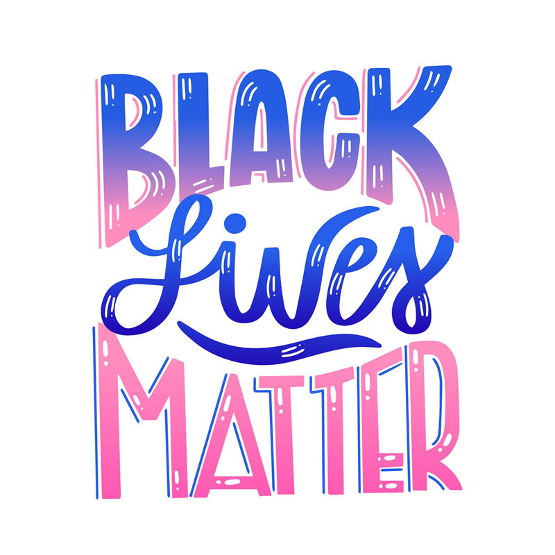 时尚前卫的裁片印花服装：’Black Lives Matter’主题设计