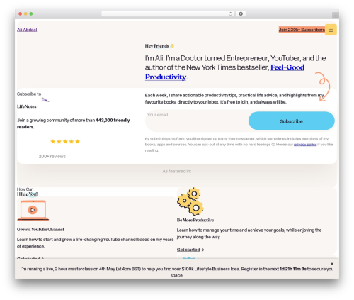 Cart for woocommerce WordPress plugin - aliabdaal.com