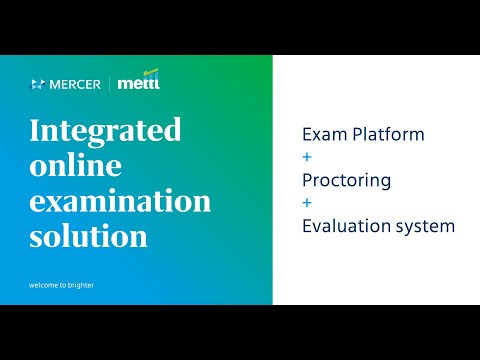 Mercer | Mettl Examine: An All-In-One Examination Management System to Take Your Exams Online