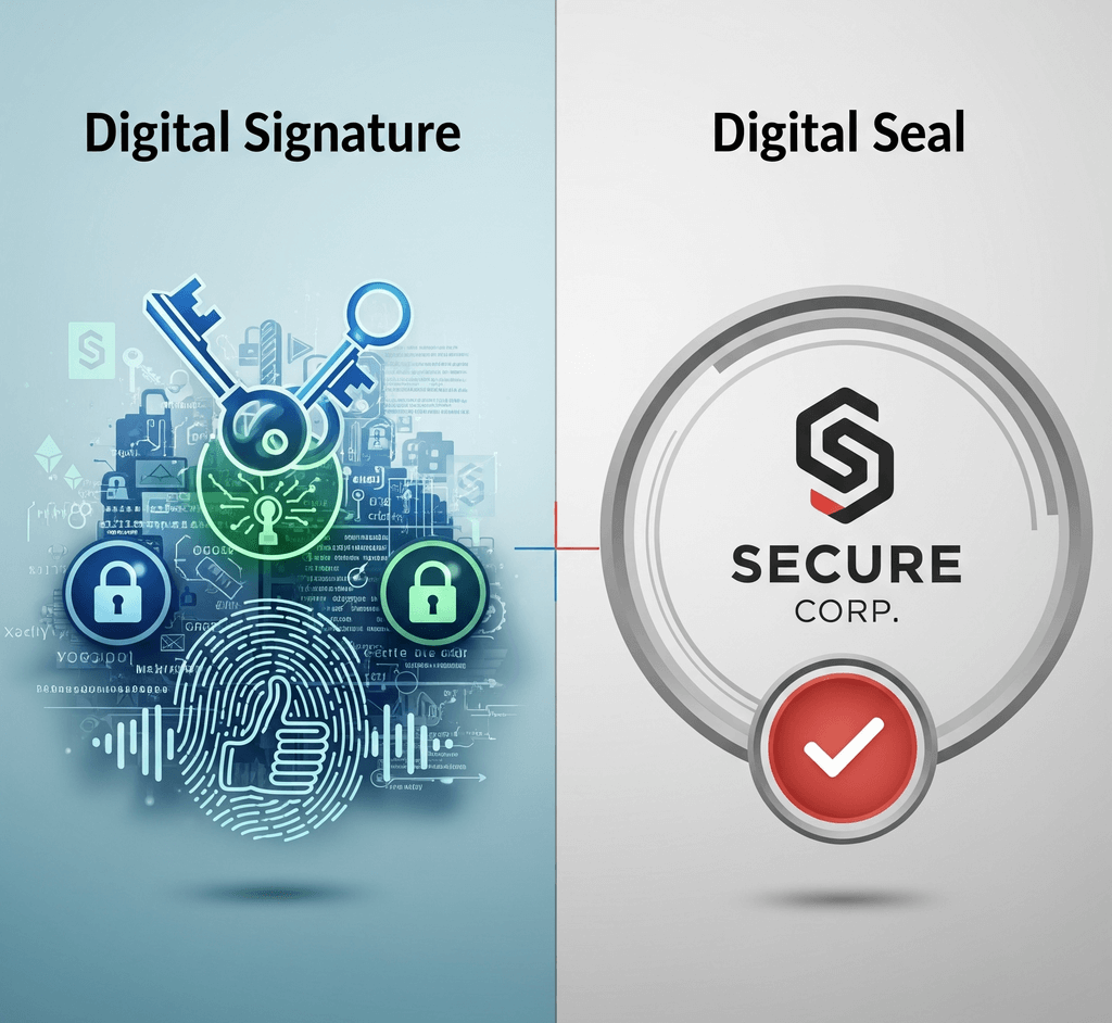 Digital Signatures vs. Digital Seals: Key Differences