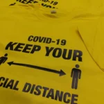 COVID 19 Bespoke Custom PRINTED T Shirts Tee Information Impact Signs Aylesbury