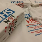 NHS Bespoke Tee T Shirts Demonstration Event PRINTED Impact Signs Aylesbury