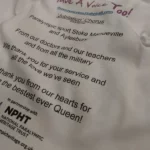 Word Filled White T Shirt