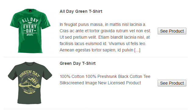 Product Listing Theme Frontend