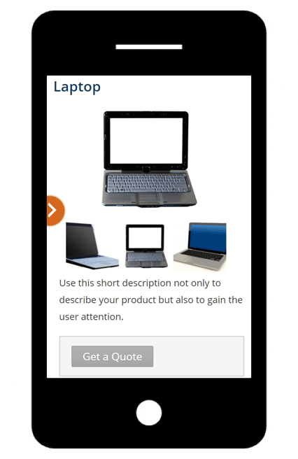 Responsive Sidebar Example Mobile