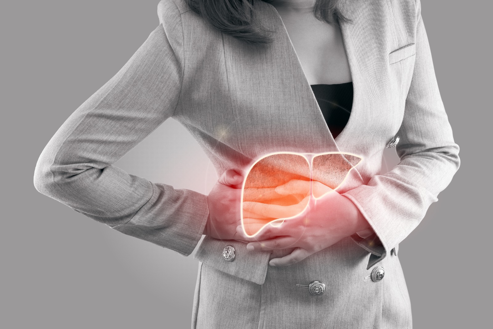 What foods can help manage a fatty liver?