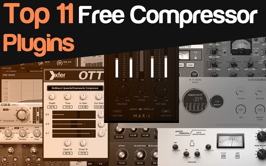 Top 11 Free Compressor Plugins | Integraudio.com