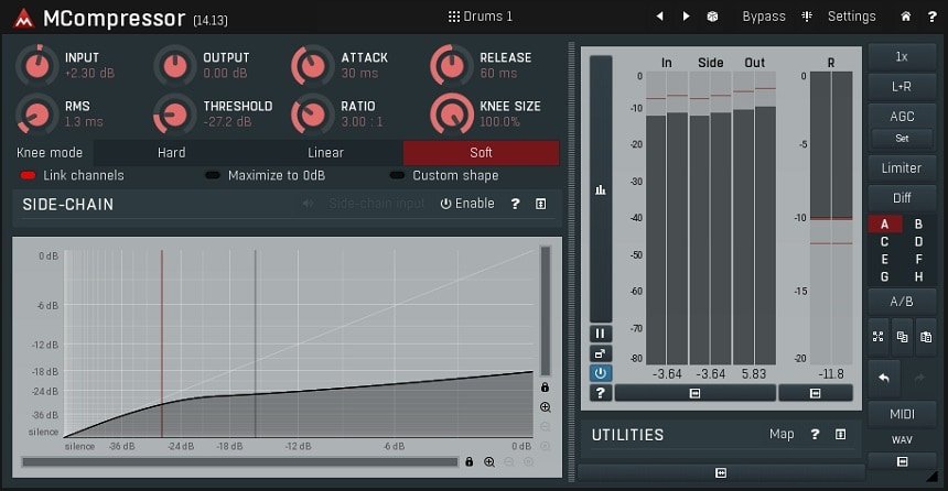 Melda MCompressor Review - Top 11 Free Compressor Plugins 2021 (VCA, Vari-Mu, FET, Digital) | Integraudio.com