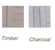 GD DECKING TILE DIAGONAL 450*450MM CHARCOAL DT44S