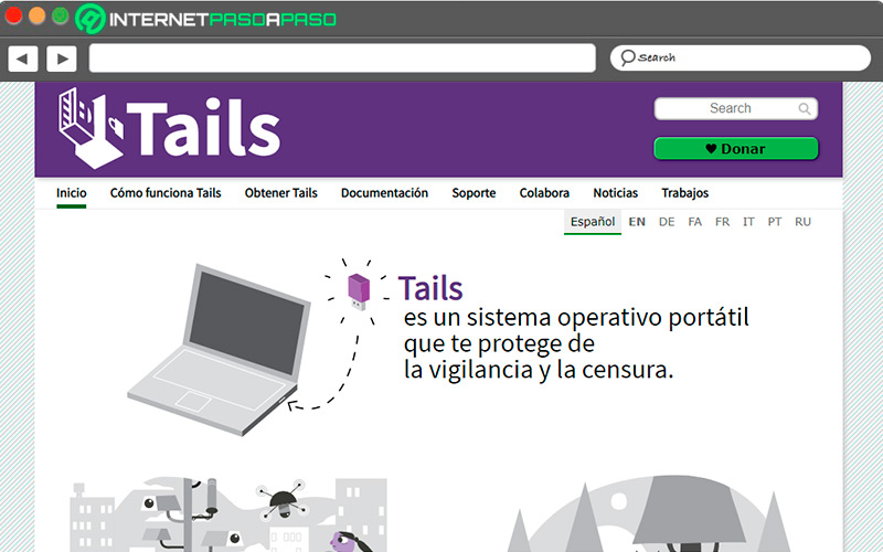 Situs Web Linux Tails Situs Web Linux Tails