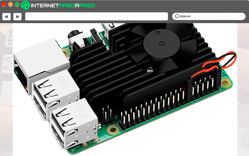 Complete fan for the entire Raspberry Pi board Complete fan for the entire Raspberry Pi board
