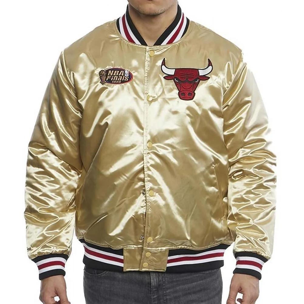 Chicago Bulls 1998 Bomber Jacket 1 Chicago Bulls 1998 Bomber Jacket