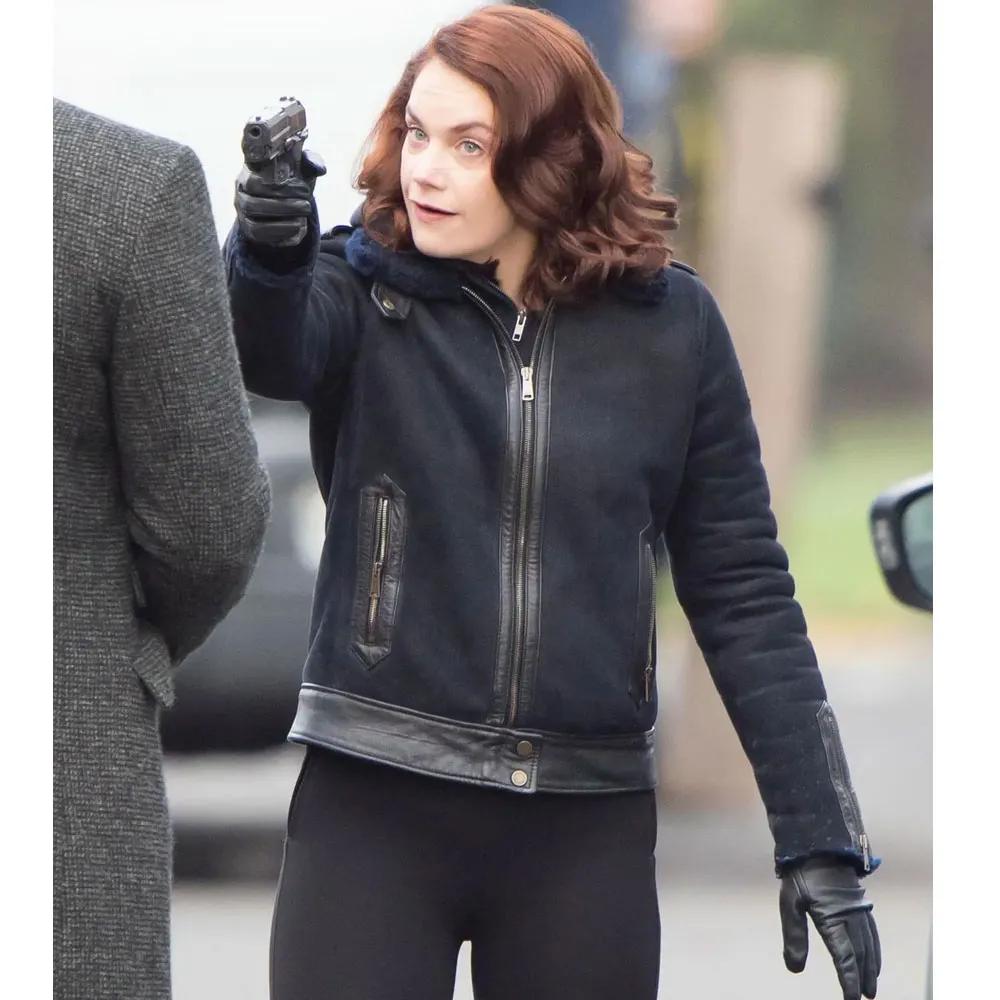 Luther Ruth Wilson Suede Leather Jacket 3 Luther Ruth Wilson Suede Leather Jacket - Image 3