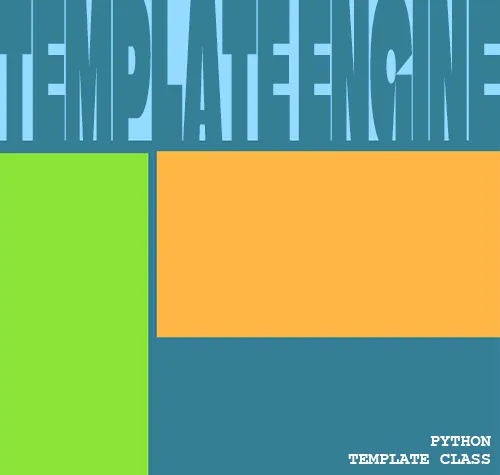 【Python】Template クラス