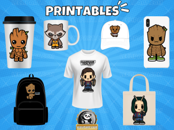 Chibi Guardians of the Galaxy SVG Collection Cut Files Cricut
