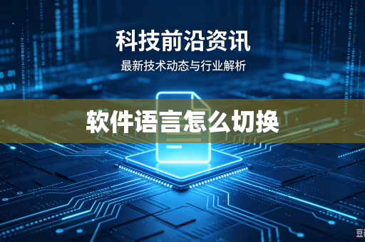 软件语言怎么切换