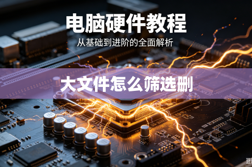 大文件怎么筛选删