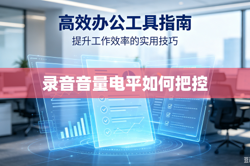 录音音量电平如何把控-第1张图片-电脑手机工具软件下载 - 免费实用工具合集 | 联启科技 录音音量电平如何把控-第1张图片-电脑手机工具软件下载 - 免费实用工具合集 | 联启科技