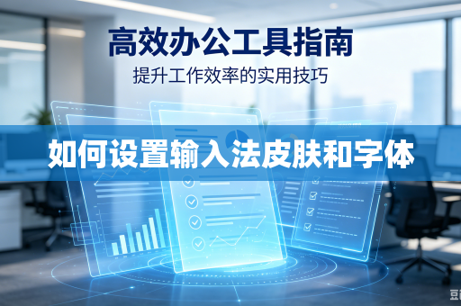 如何设置输入法皮肤和字体