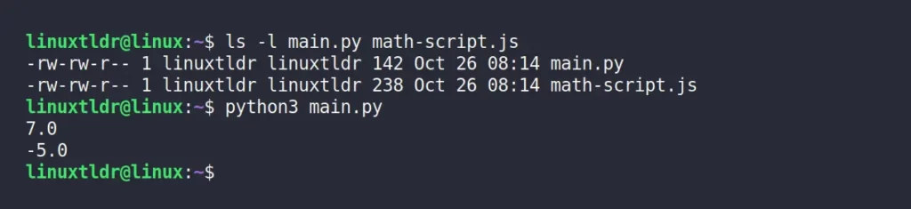 calling javascript function in python using pythonmonkey