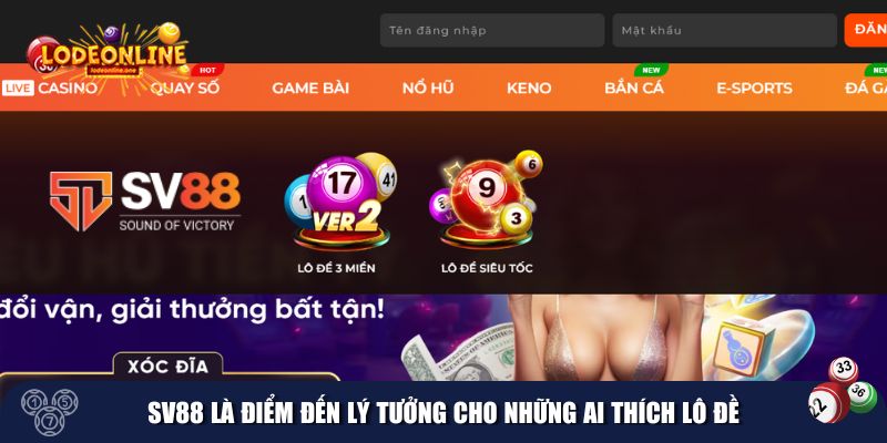 SV88 là điểm đến lý tưởng cho những ai thích săn ưu đãi