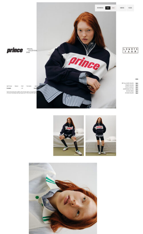 PRINCE|LOWRYS FARM 25SS for WOMENS