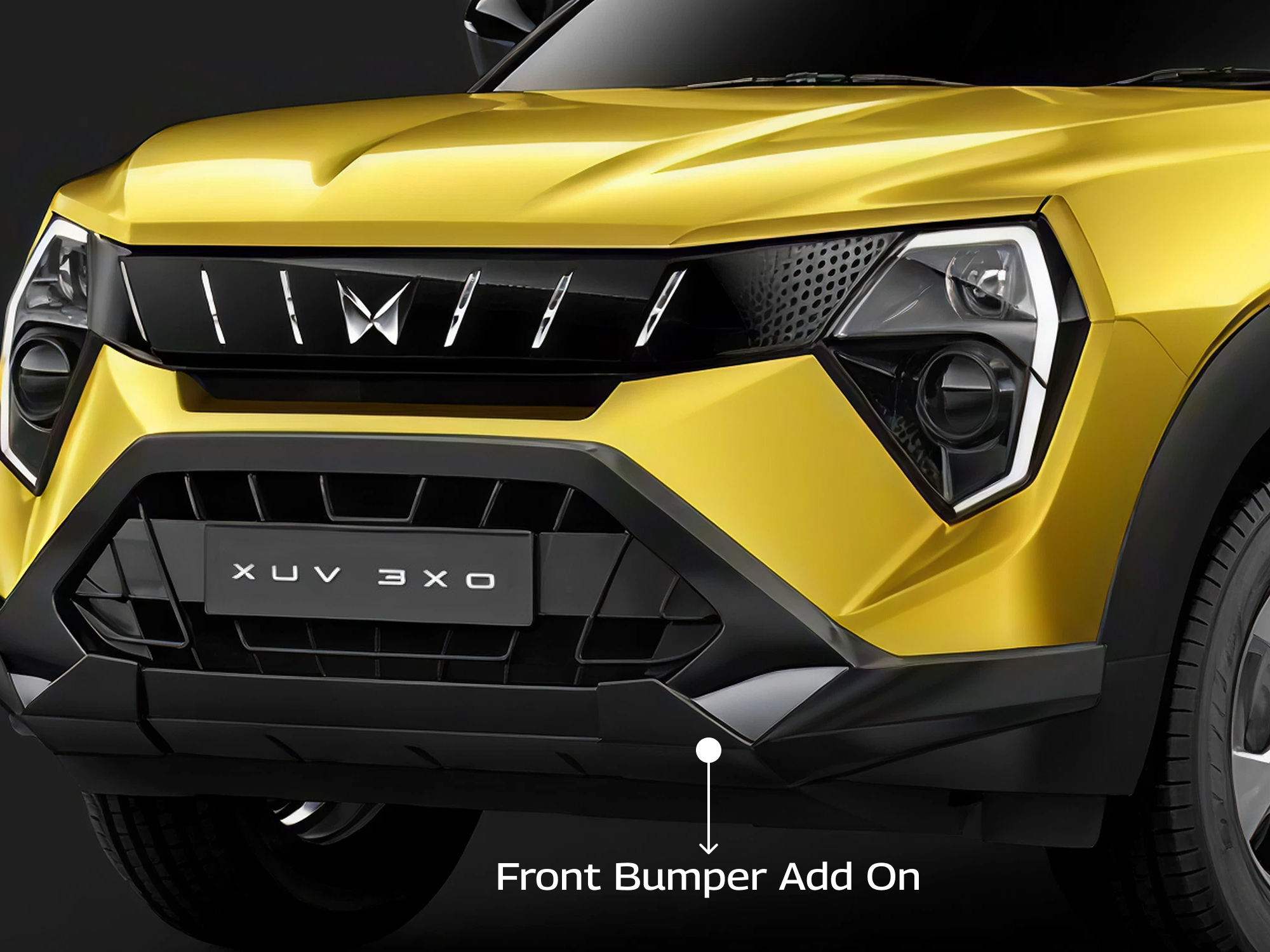 XUV 3XO Front Bumper Add On Accessory