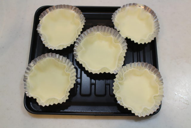 IMG 0022 ごごナマで紹介！材料４つ！トースターで簡単エッグタルトのレシピ。余った餃子の皮リメイク！生クリームなしで牛乳でできます。