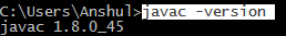 Java Compiler Version