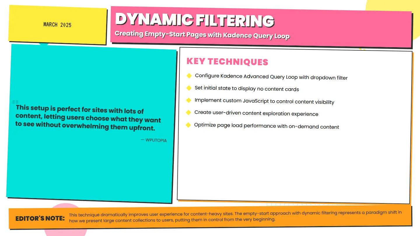 Start Advanced Query Loop Empty