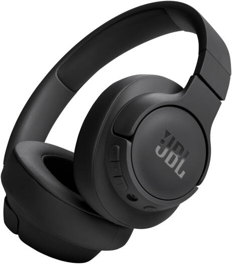 JBL Tune 720BT Wireless On-Ear Headphones, With JBL Pure Bass Sound, 40mm Drivers, Bluetooth 5.3, Hands-Free Calls, Audio Cable, Multipoint Connection, 76- Hours Battery Life, Black | T720BTBLK
