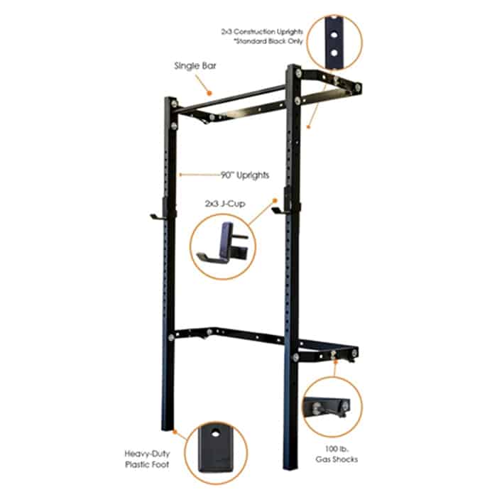 PRX 2x3 Profile Rack with Single Pull-Up Bar products SBBO