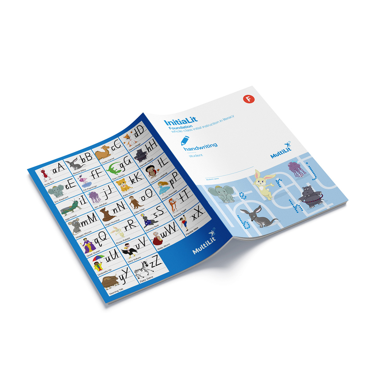 InitiaLit-F Handwriting Workbook Pack (NSW Font - 5 copies) - Image 2