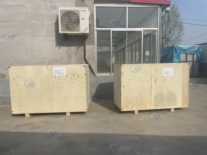Macadamia Nut Shelling Machine Successfully Delivered To Kenya 3 Macadamia nut shelling machine packed in wooden crate